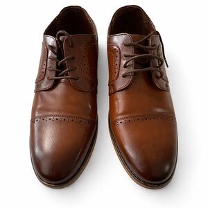 Stacy Adams Rich Brown Leather Oxfords